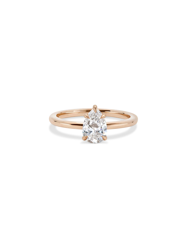 0.76ct Pear Ceremonial Solitaire