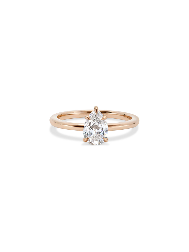 0.76ct Pear Ceremonial Solitaire