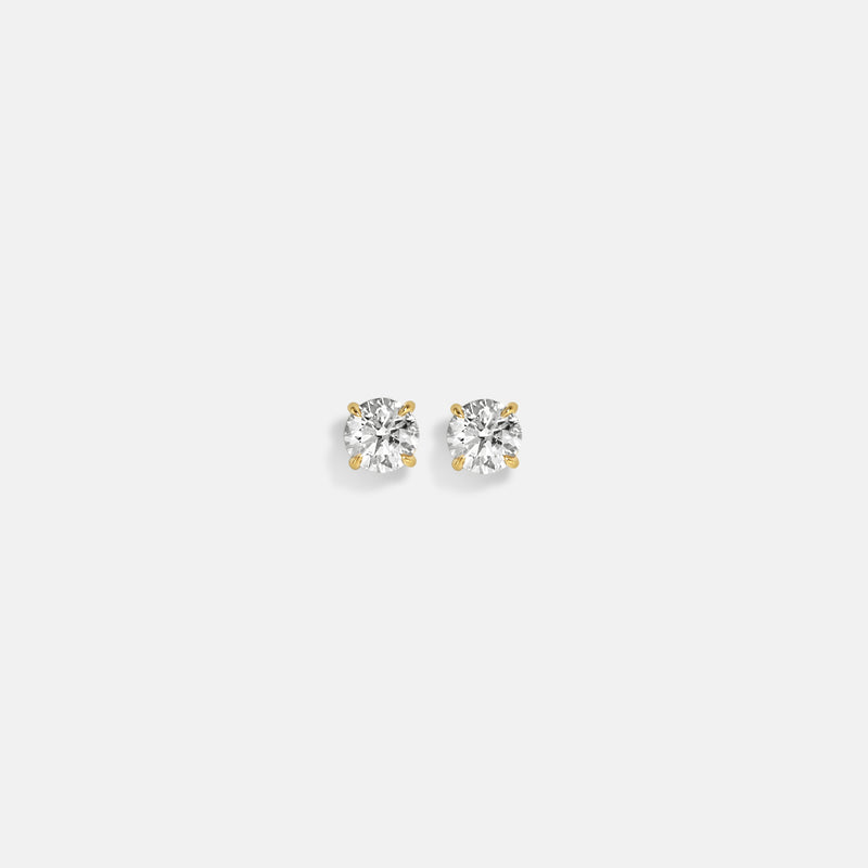 Round Diamond Studs