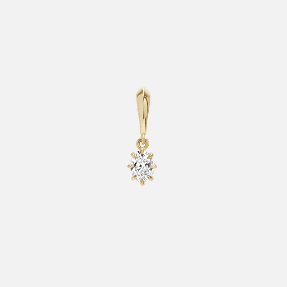 0.86ct Oval Diamond Bespoke Pendant - View 