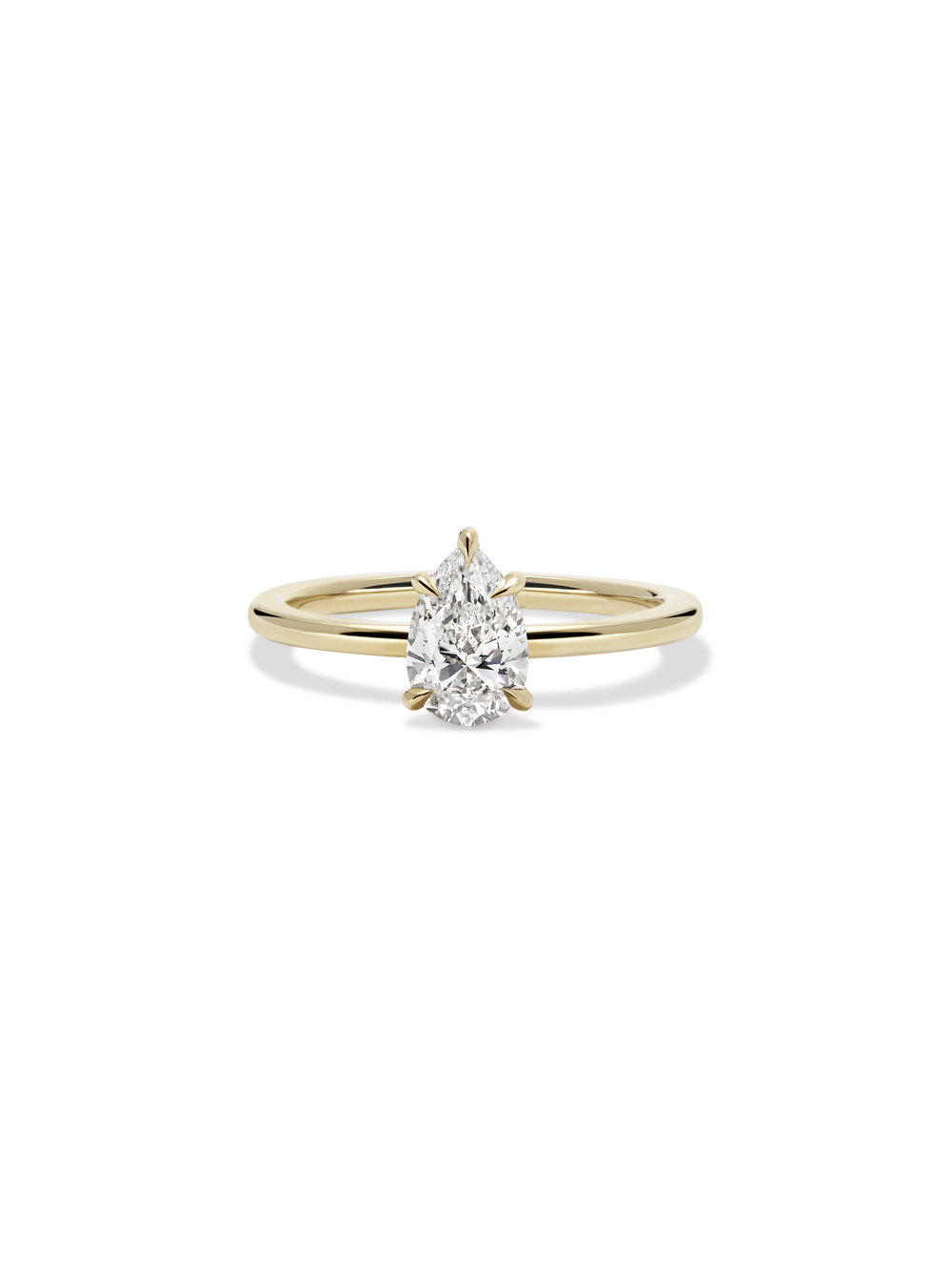 0.80ct Pear Ceremonial Solitaire - View 