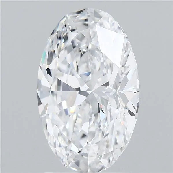 2.59ct Oval Lab Grown Diamond (Colour D, Clarity VVS2, IGI Certified) - View 
