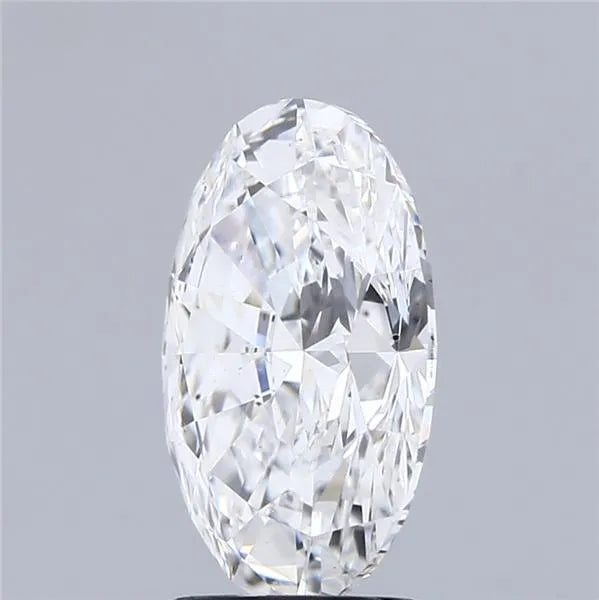 2.50ct Oval Lab Grown Diamond (Colour D, Clarity VS2, IGI Certified)