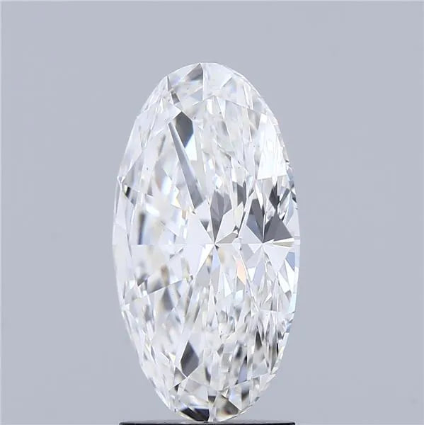 2.85ct Oval Lab Grown Diamond (Colour F, Clarity VS2, IGI Certified)