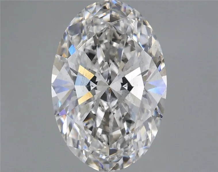 3.10ct Oval Lab Grown Diamond (Colour G, Clarity VS2, IGI Certified) - View 