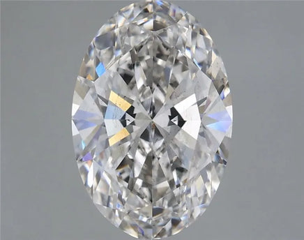3.10ct Oval Lab Grown Diamond (Colour G, Clarity VS2, IGI Certified)