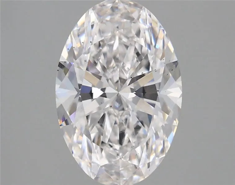 2.70ct Oval Lab Grown Diamond (Colour E, Clarity VS2, IGI Certified) - View 