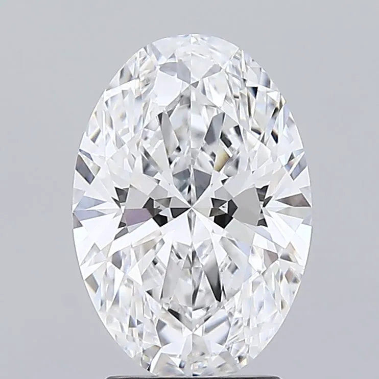 2.50ct Oval Lab Grown Diamond (Colour D, Clarity VVS1, GIA Certified)