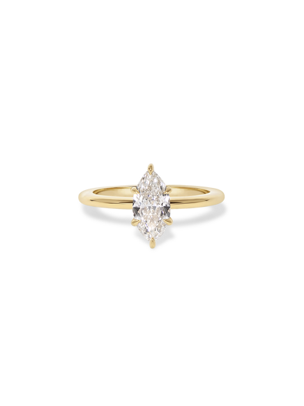 1.00ct Marquise Ceremonial Solitaire Ring