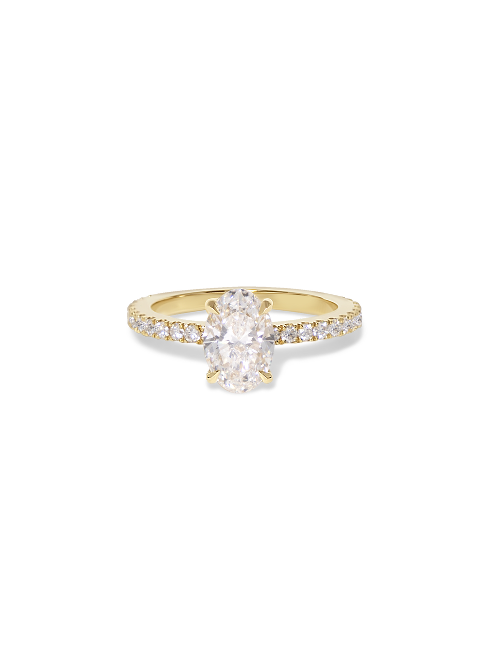 1.32ct Oval Ceremonial Solitaire Ring - View 