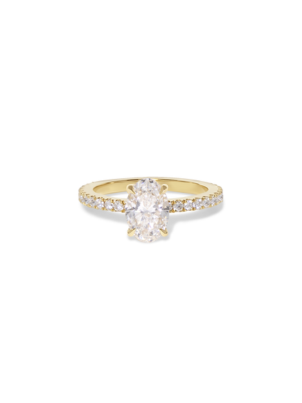 1.32ct Oval Ceremonial Solitaire Ring
