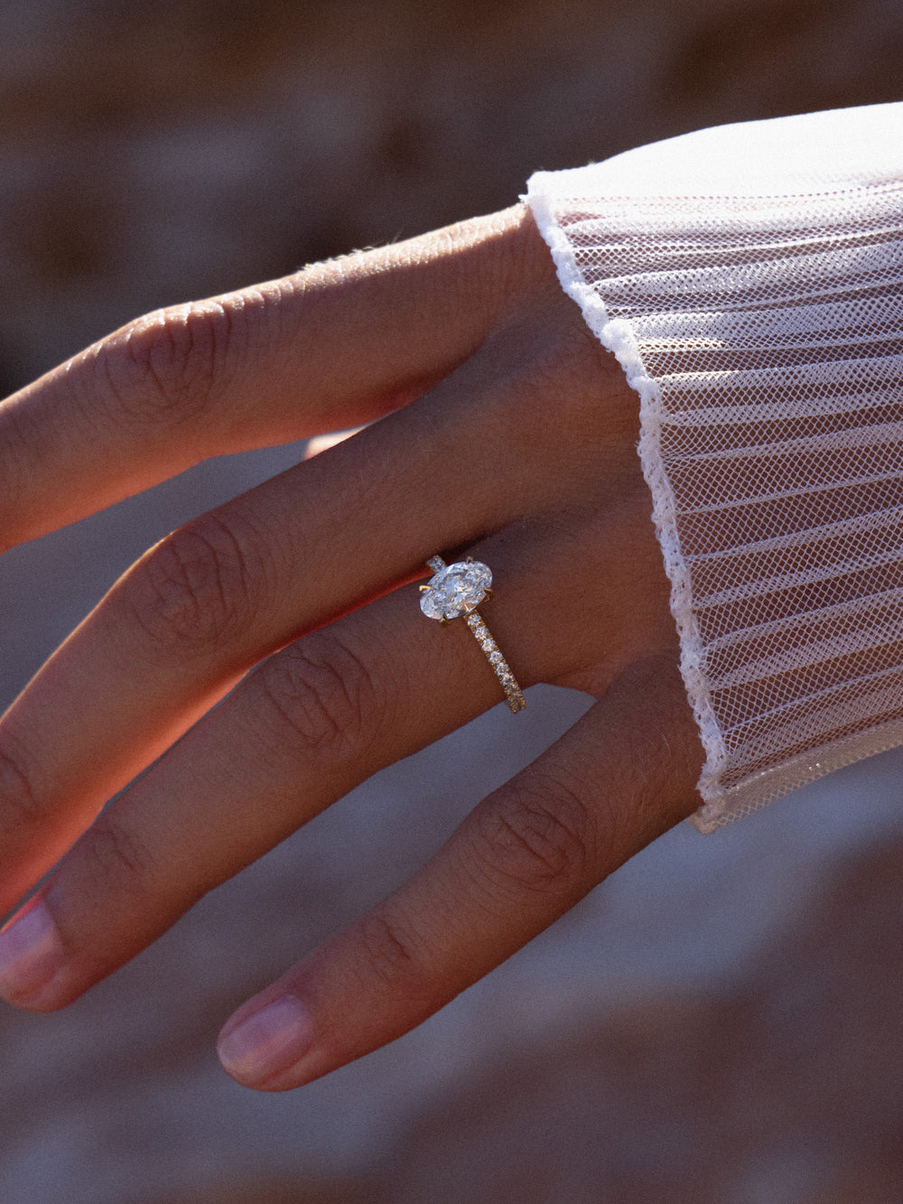 1.32ct Oval Ceremonial Solitaire Ring - View 