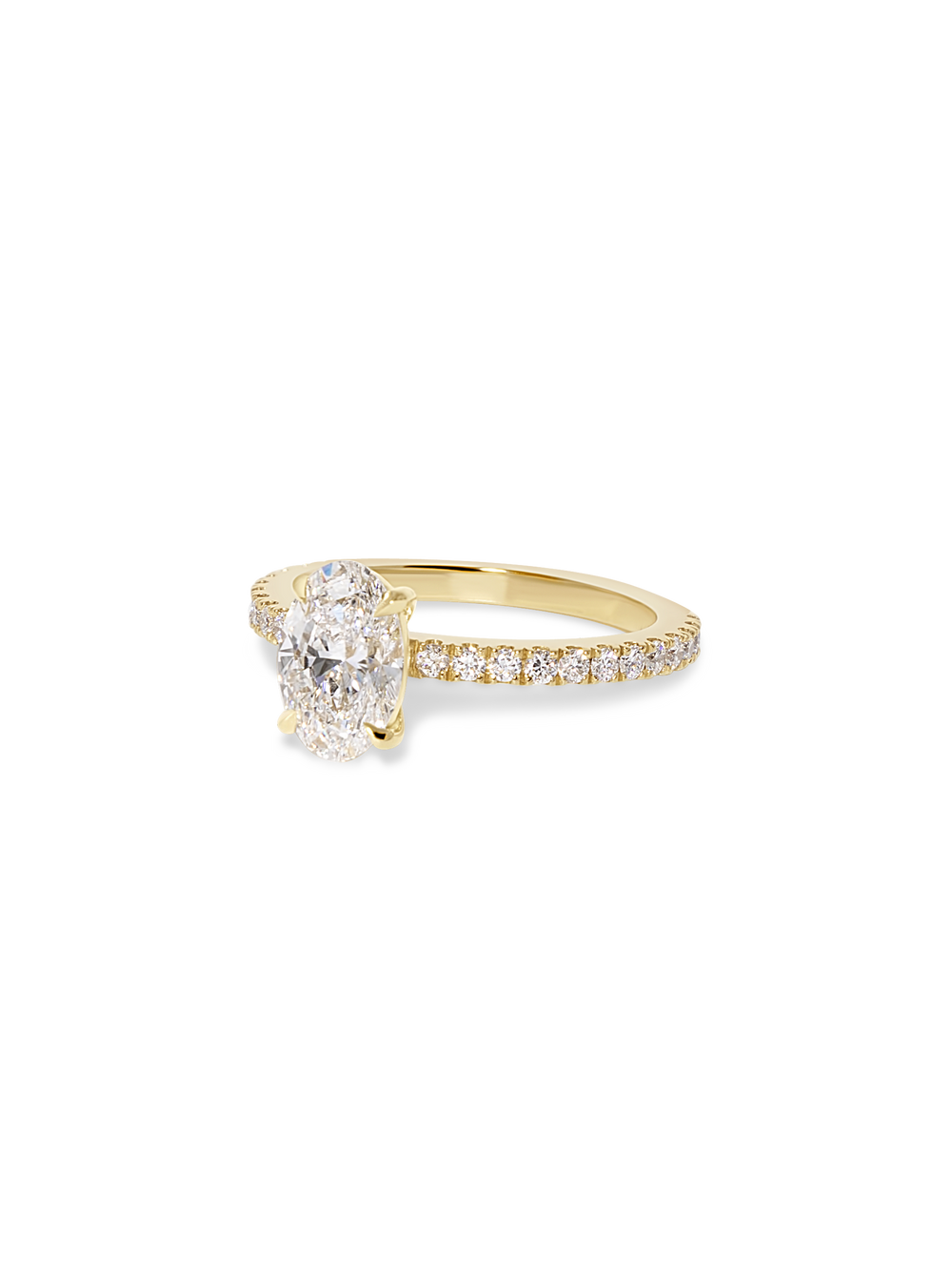 1.32ct Oval Ceremonial Solitaire Ring - View 