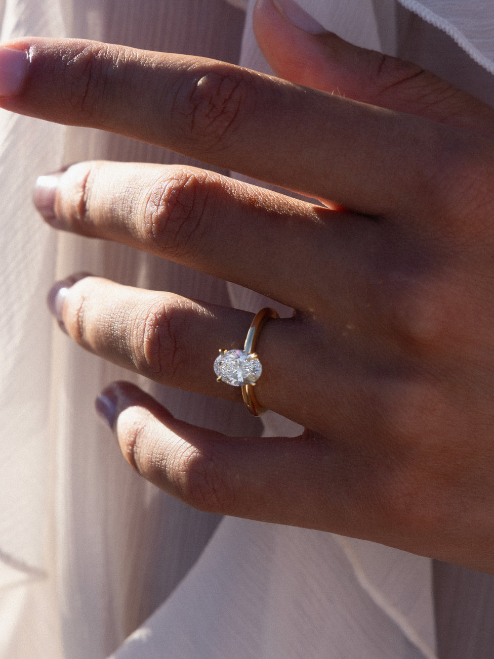 1.50ct Oval Ceremonial Solitaire Ring - View 