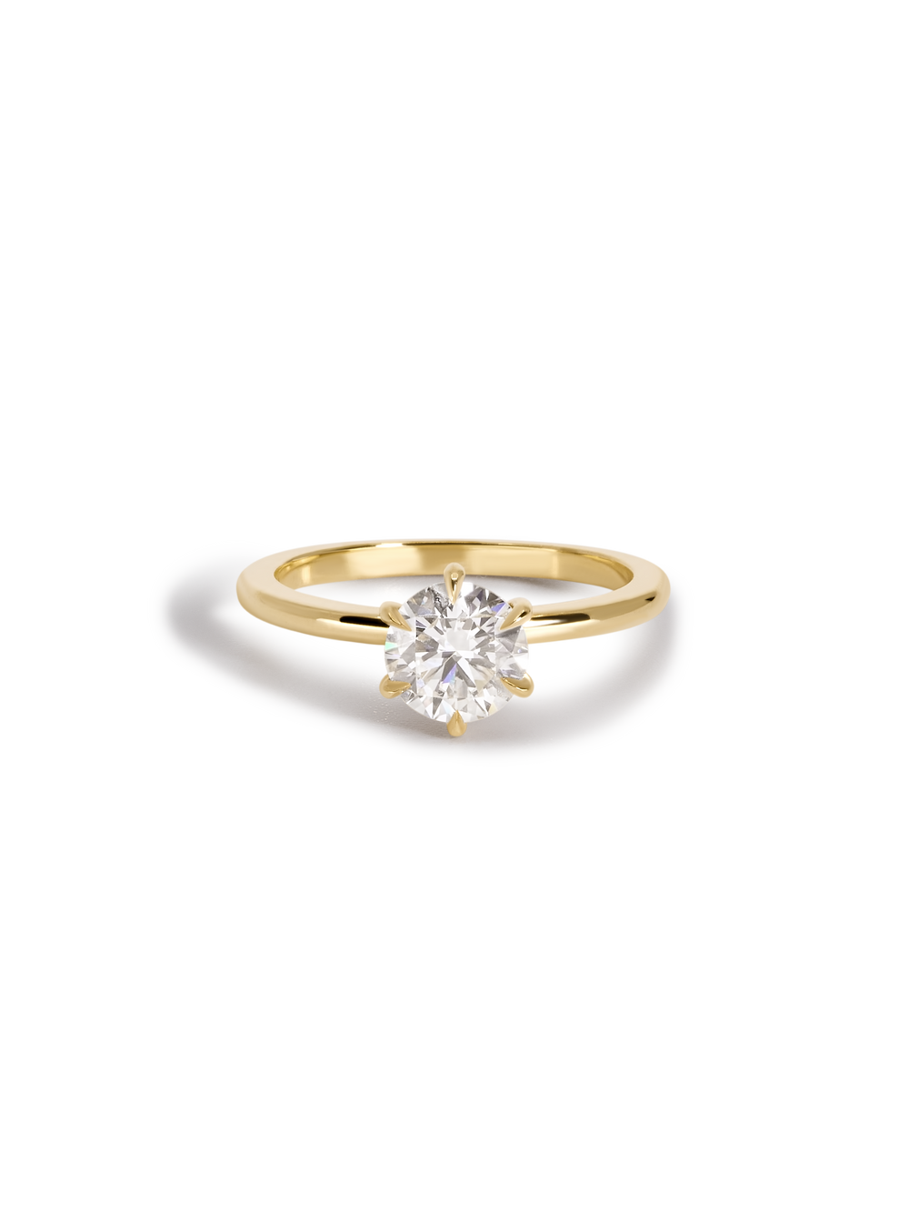 1.00ct Round Ceremonial Solitaire - View 