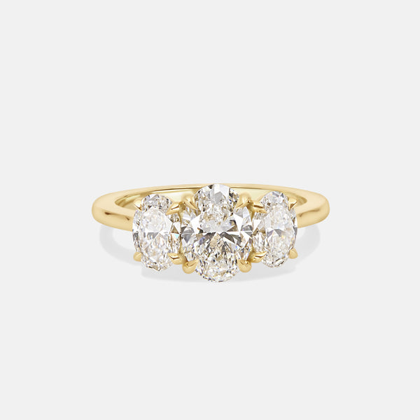 1.09ct Oval Trilogy