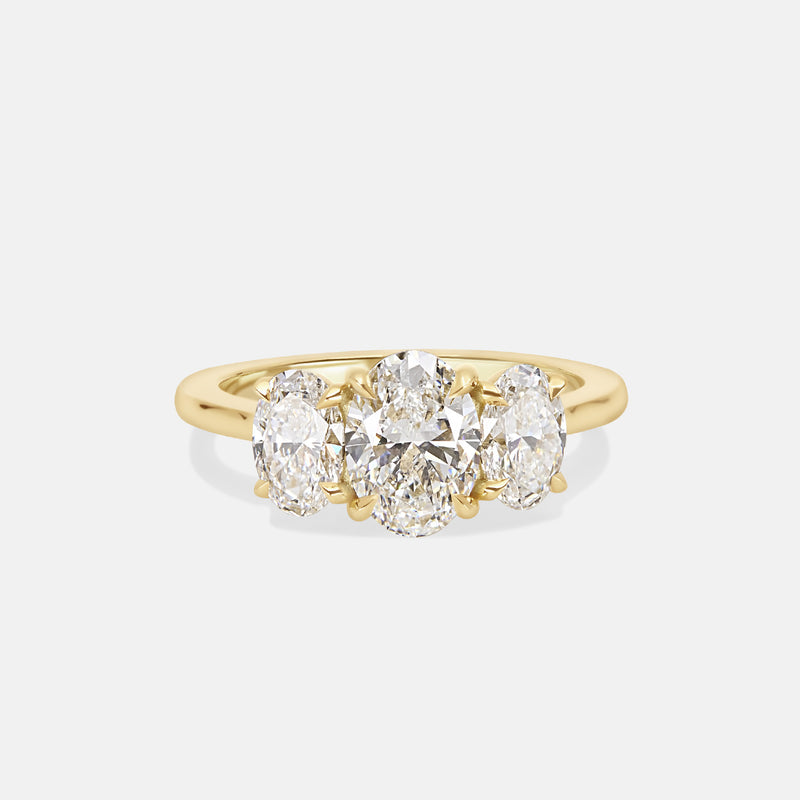 1.09ct Oval Trilogy