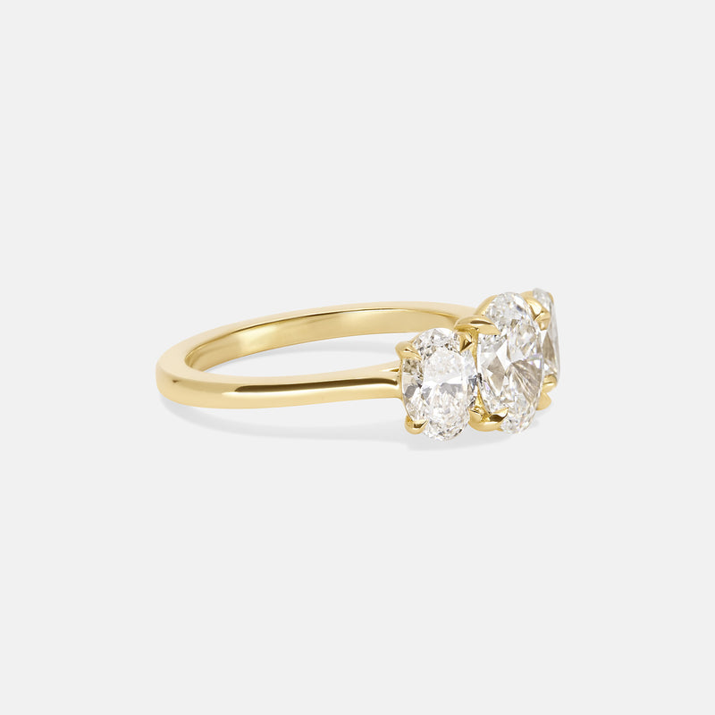 1.09ct Oval Trilogy