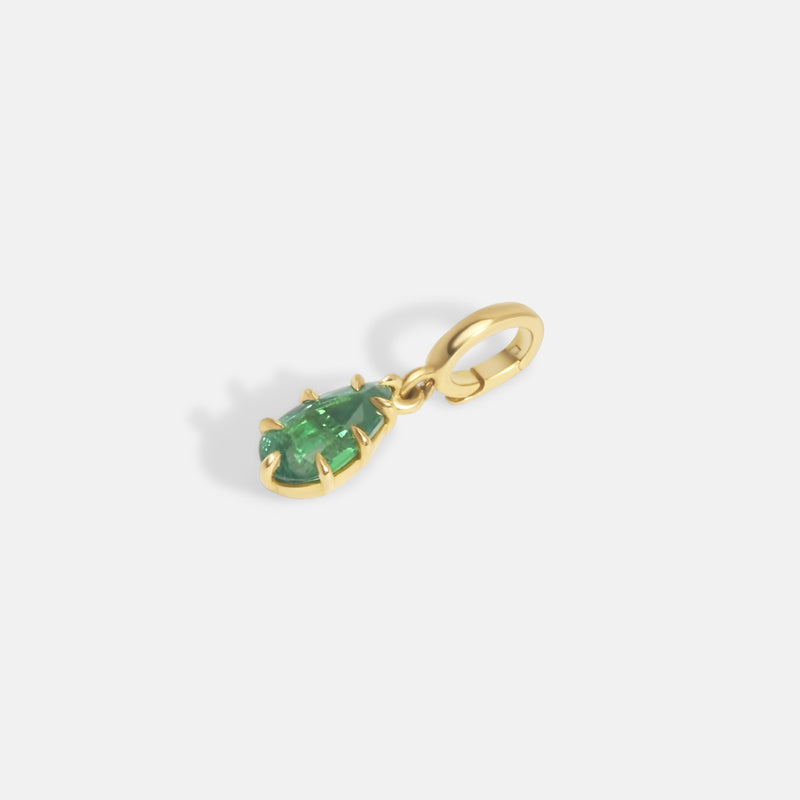 1.33ct Pear Emerald Bespoke Pendant