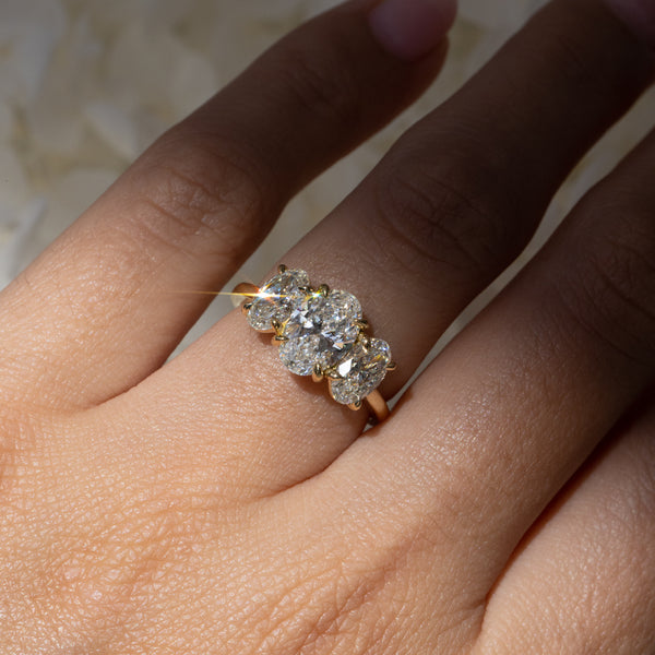 1.51ct Oval Trilogy