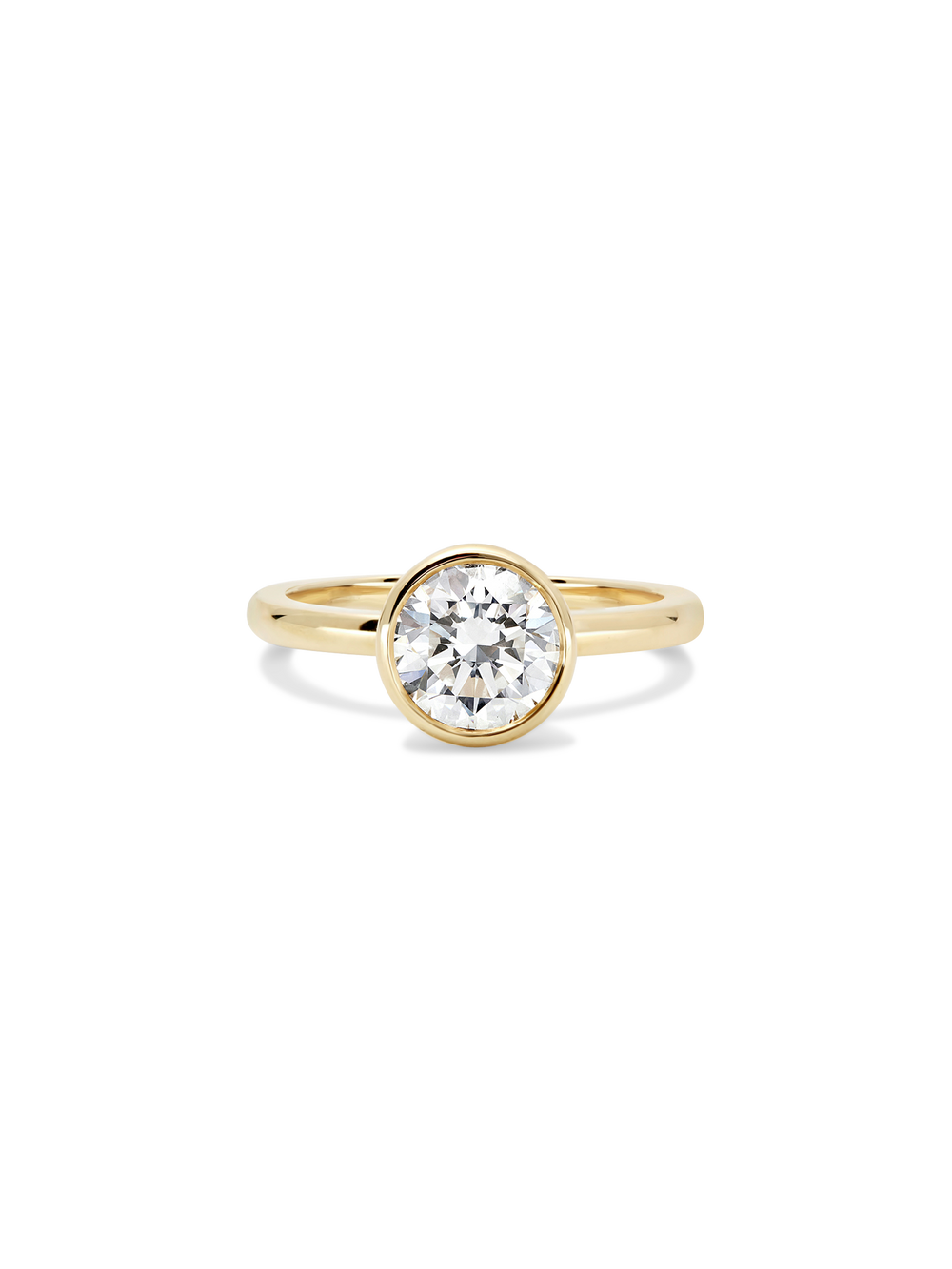 1.51ct Round Signature Bezel Solitaire - View 