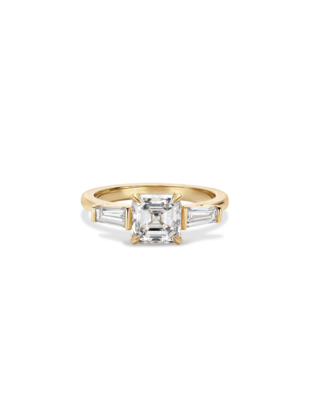 1.52ct Asscher Lyra Ring - View 
