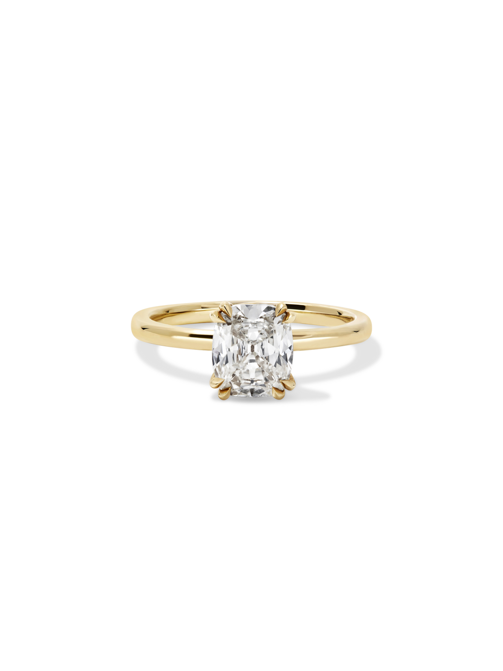 1.67ct Antique Elongated Cushion Ceremonial Solitaire - View 