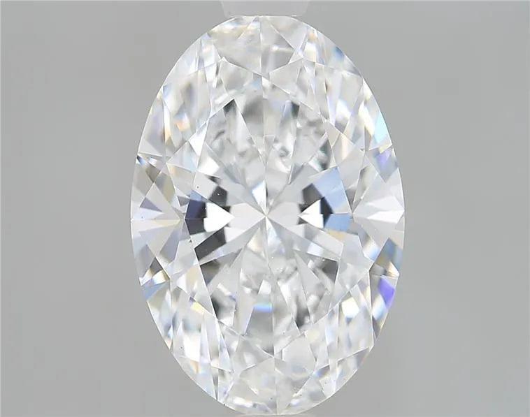 2.10ct Oval Lab Grown Diamond (Colour D, Clarity VS1, IGI Certified) - View 