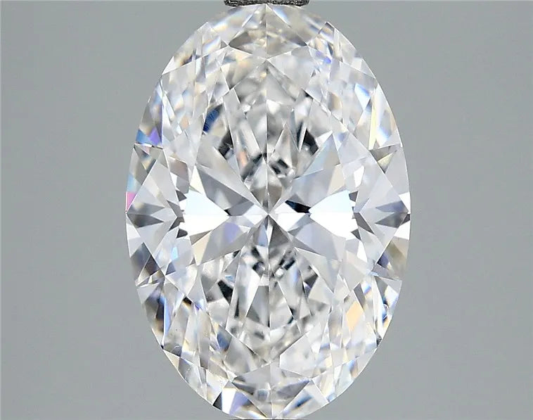 2.71ct Oval Lab Grown Diamond (Colour E, Clarity VVS2, HRD Certified) - View 
