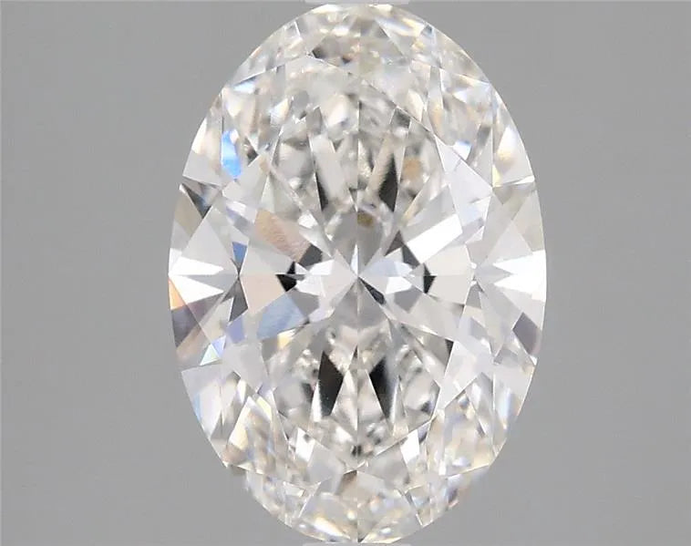 2.12ct Oval Lab Grown Diamond (Colour F, Clarity VVS2, IGI Certified) - View 