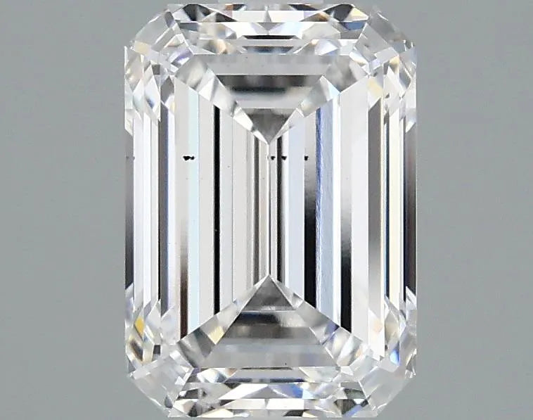 2.12ct Emerald Lab Grown Diamond (Colour D, Clarity VS2, IGI Certified)