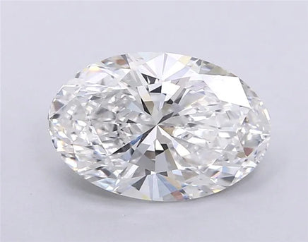 2.50ct Oval Lab Grown Diamond (Colour D, Clarity VS2, IGI Certified)