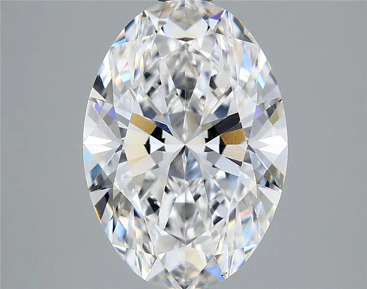 3.10ct Oval Lab Grown Diamond (Colour E, Clarity VS1, HRD Certified)