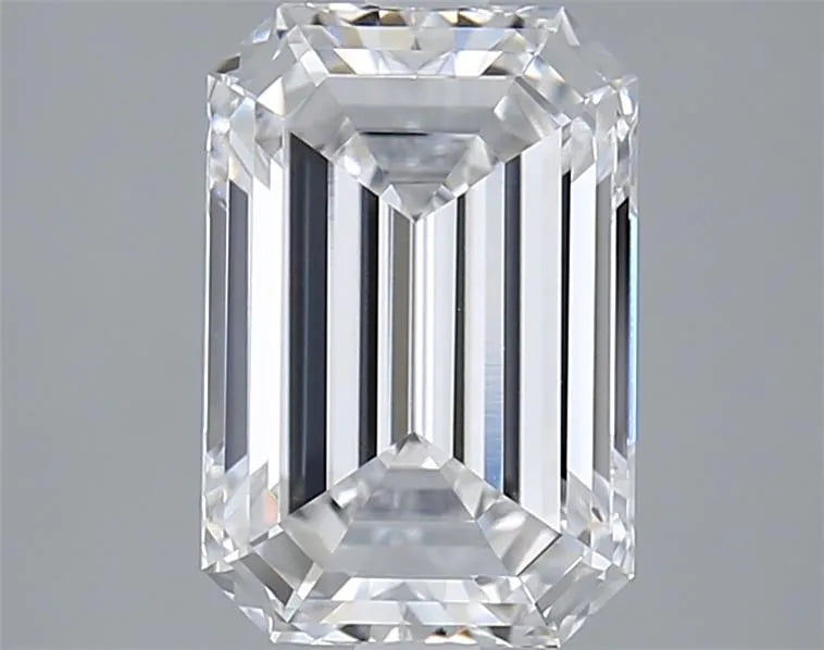 3.04ct Emerald Lab Grown Diamond (Colour E, Clarity VVS1, IGI Certified) - View 