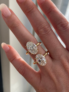 Yellow Diamond Shimmer Ring