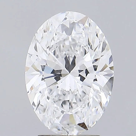 2.56ct Oval Lab Grown Diamond (Colour D, Clarity VVS1, IGI Certified)
