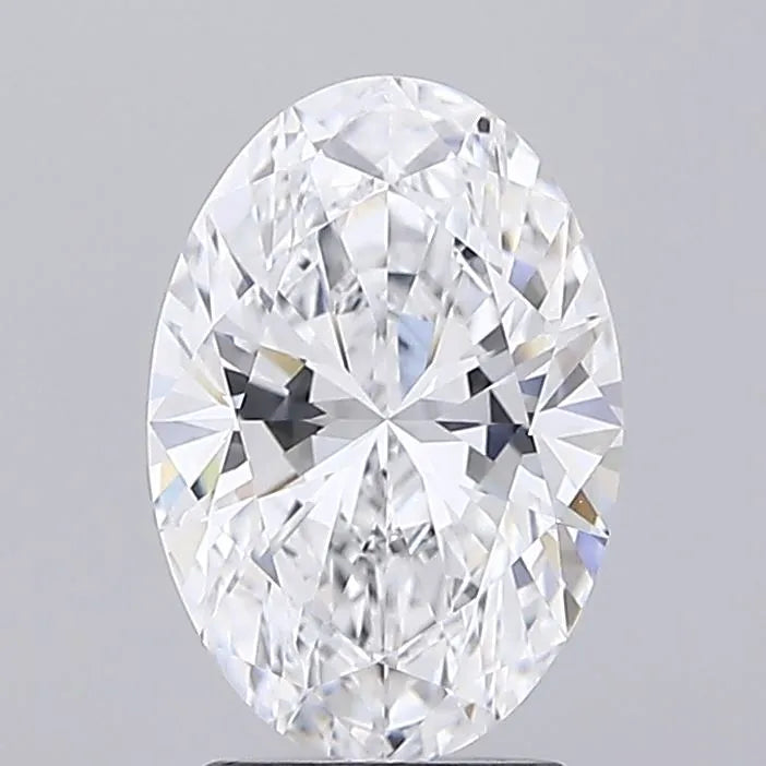2.51ct Oval Lab Grown Diamond (Colour D, Clarity VVS2, IGI Certified)