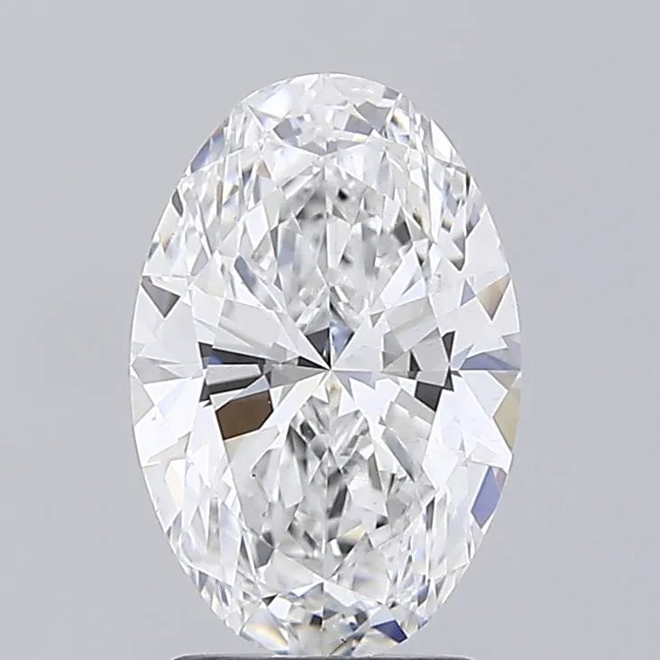 2.50ct Oval Lab Grown Diamond (Colour E, Clarity VS1, IGI Certified)