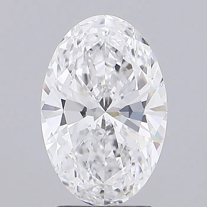 2.50ct Oval Lab Grown Diamond (Colour D, Clarity VVS1, IGI Certified)
