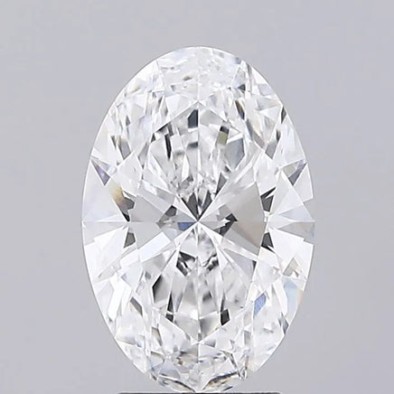 2.56ct Oval Lab Grown Diamond (Colour D, Clarity VVS2, IGI Certified)