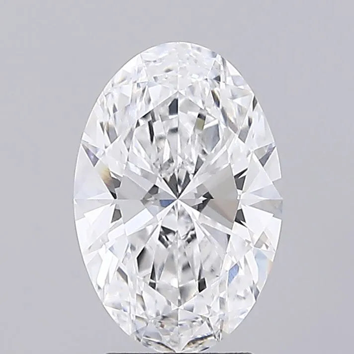 2.56ct Oval Lab Grown Diamond (Colour D, Clarity VVS2, IGI Certified)