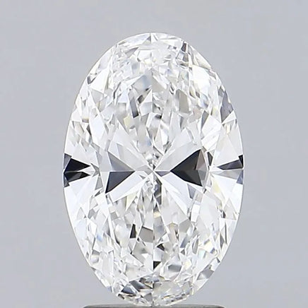 2.50ct Oval Lab Grown Diamond (Colour D, Clarity VVS2, IGI Certified)