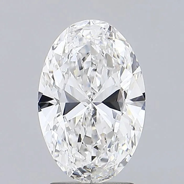 2.50ct Oval Lab Grown Diamond (Colour D, Clarity VVS2, IGI Certified)