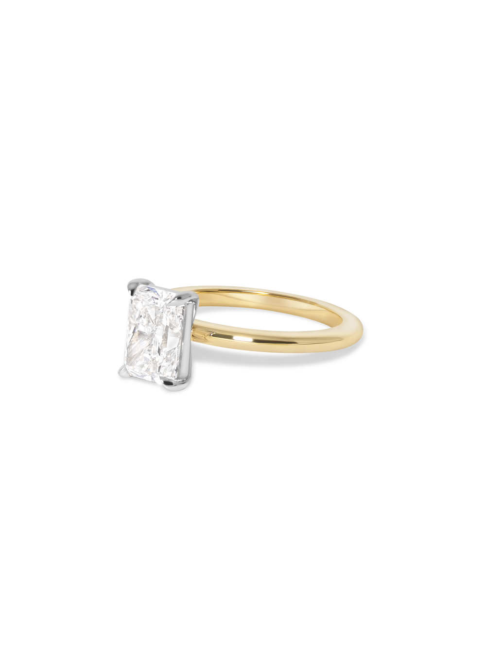 2.00ct Radiant Ceremonial Solitaire Ring - View 