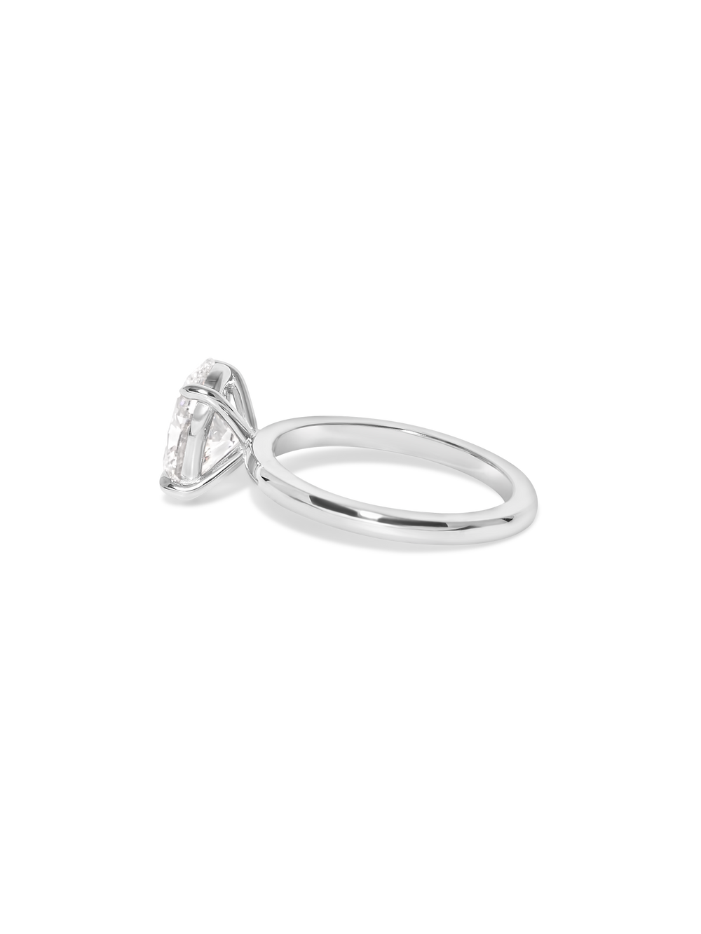 2.04ct Oval Ceremonial Solitaire Ring - View 