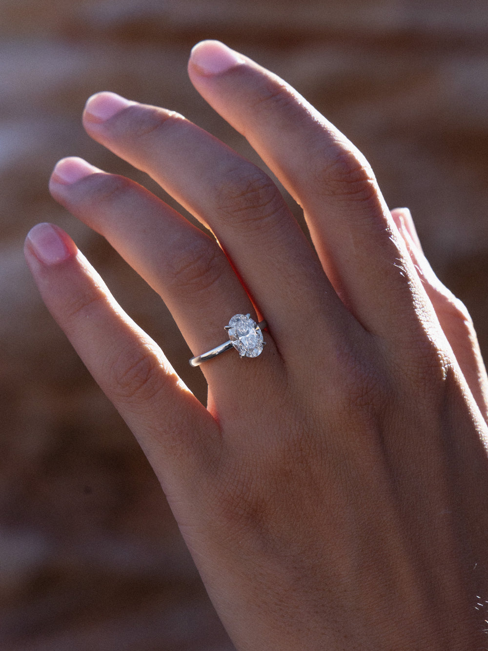 2.04ct Oval Ceremonial Solitaire Ring - View 