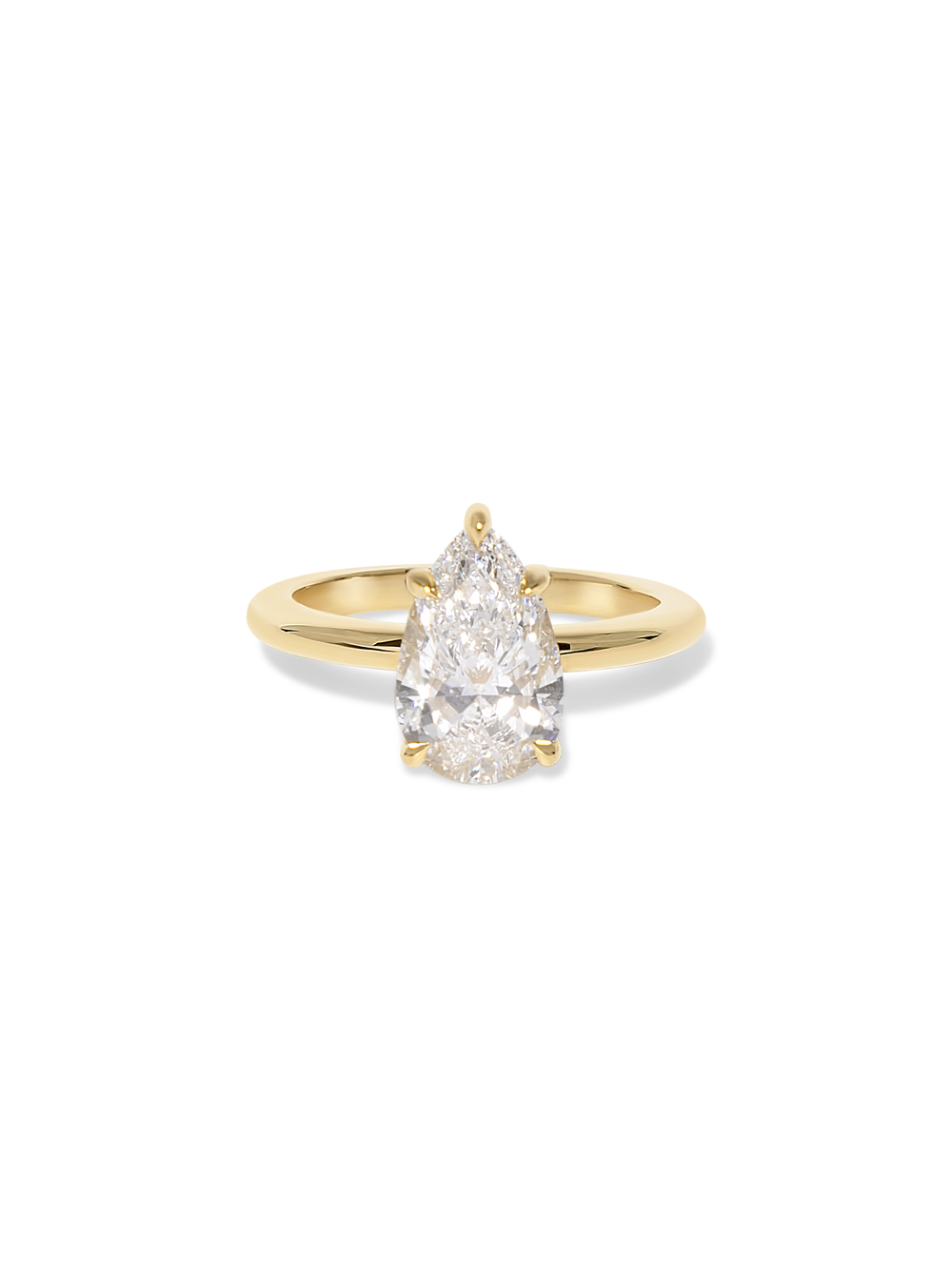 2.30ct Pear Ceremonial Solitaire Ring - View 