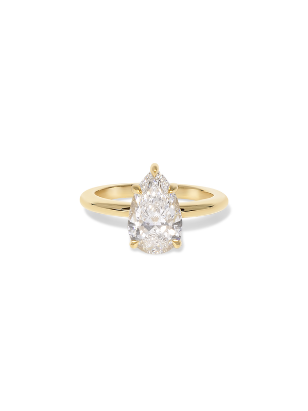 2.30ct Pear Ceremonial Solitaire Ring