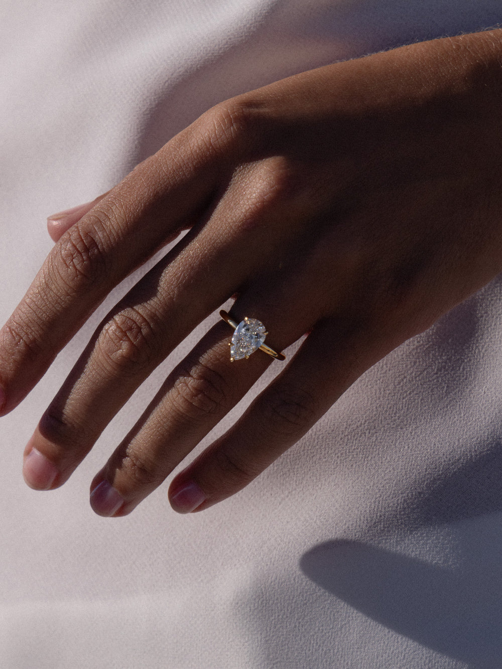 2.30ct Pear Ceremonial Solitaire Ring - View 