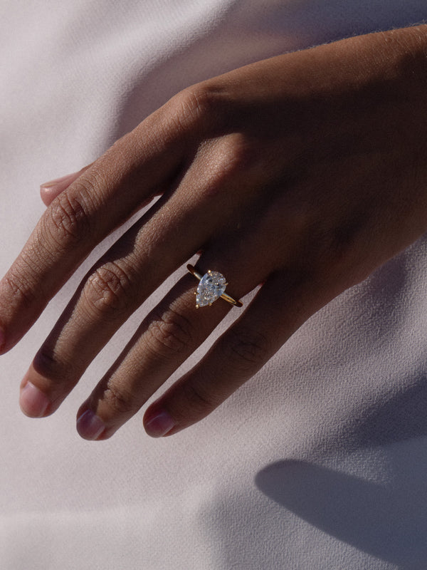 2.30ct Pear Ceremonial Solitaire Ring